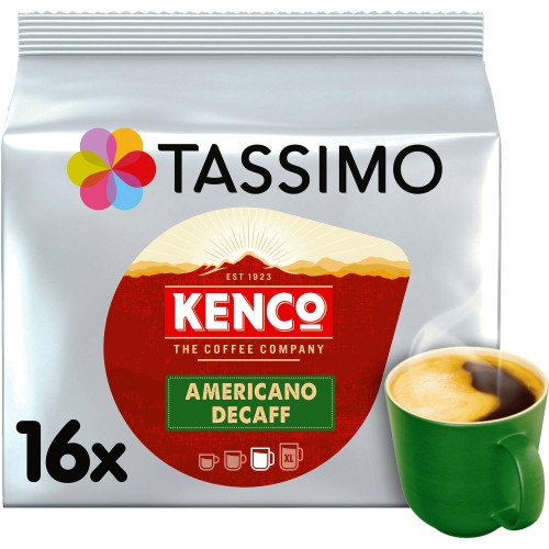 Tassimo Kenco Americano Decaf Coffee Pods 16 x 104g Compare Prices Where To Buy Trolley