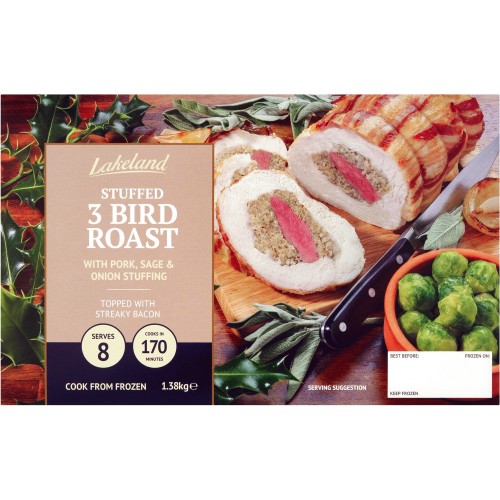 Lakeland Stuffed 3 Bird Roast with Pork Sage Onion Stuffing