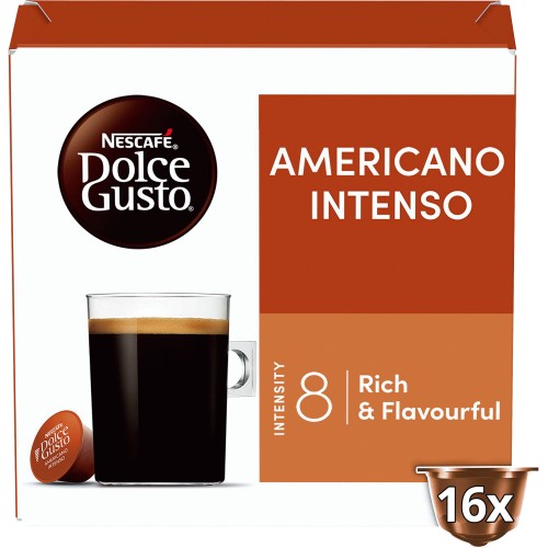 Starbucks House Blend – Americano Coffee Pods/Capsules by Nescafe Dolce  Gusto (12 Servings), 102g