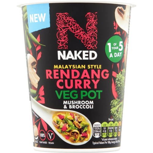 Naked Malaysian Rendang Curry Vegetable Pot 60g Compare Prices