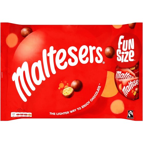 Mars, Maltesers, M&M's, Twix and more Funsize Milk Chocolate Party Bag 600g