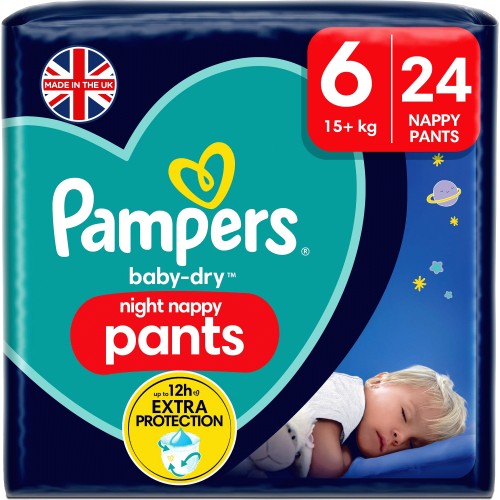 Pampers Couches-Culottes Baby-Dry Night Pants Taille 4