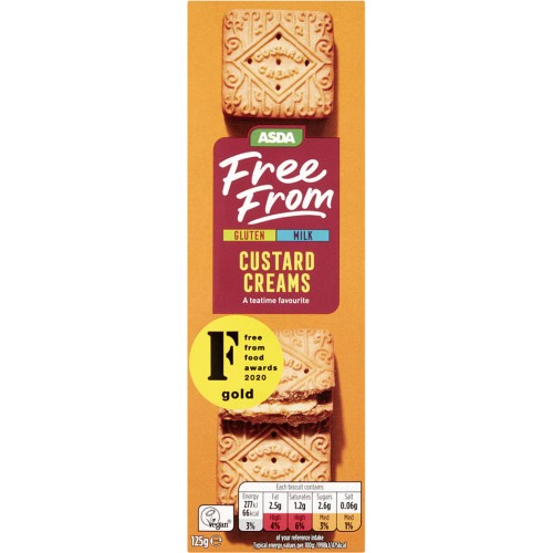 ASDA Free From Custard Creams (125g) - Compare Prices & Where To Buy ...