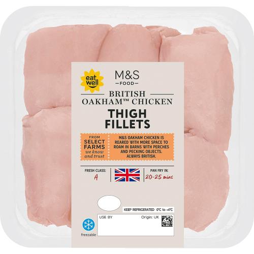 Mands Select Farms British Chicken Thigh Fillets Skinless And Boneless 500g Compare Prices