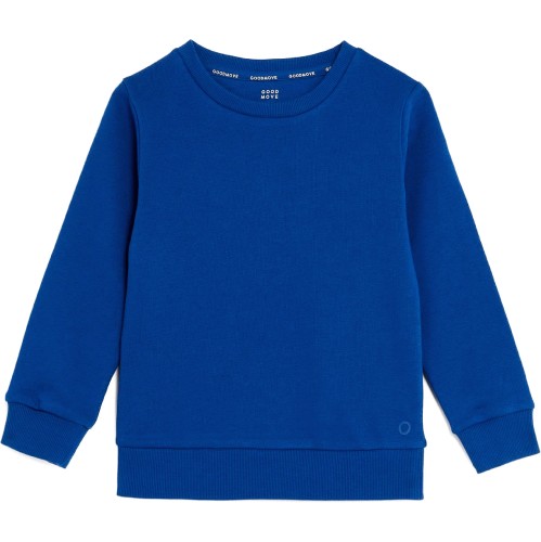 M&S GOODMOVE Unisex Regular Fit School Sweatshirt 6-7 Years Royal