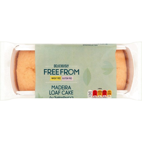 Sainsbury's Deliciously Free From Madeira Loaf Cake (320g) - Compare ...