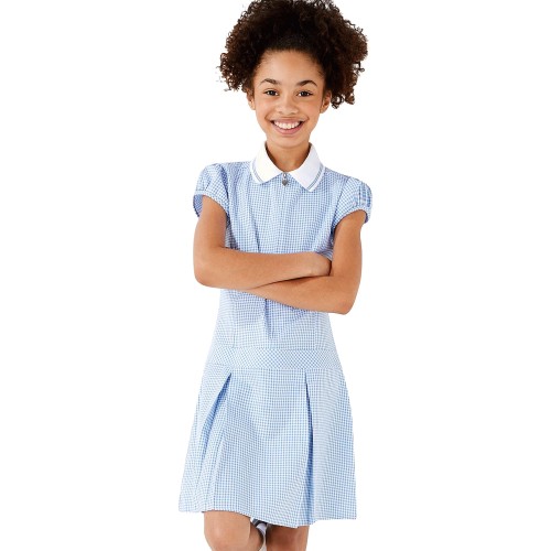 M&s gingham best sale school dresses