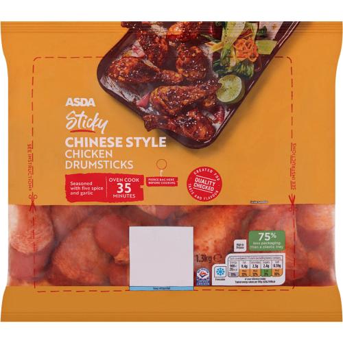 Asda Sticky Chinese Style Chicken Drumsticks Kg Compare Prices Where To Buy Trolley Co Uk