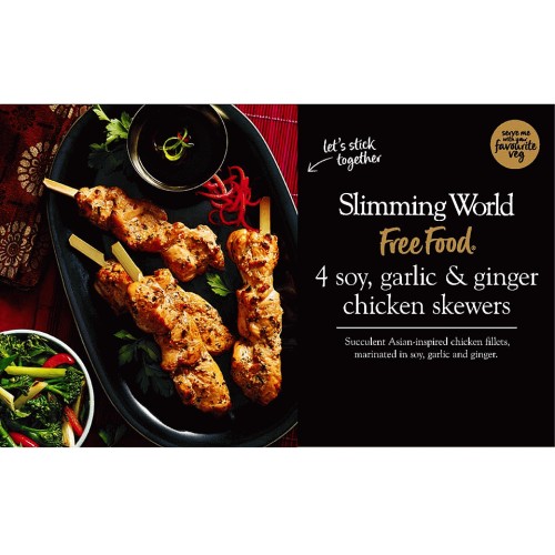 Slimming World 4 Soy Garlic And Ginger Chicken Skewers 360g Compare