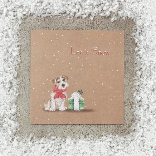 Morrisons Square Scruffy Dog Charity Christmas Cards (10) Compare