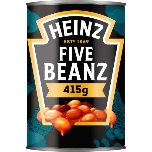 Heinz Five Beanz In Tomato Sauce Baked Beans In A Rich Tomato Sauce 415g Compare Prices