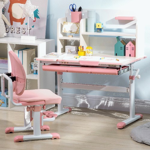 Children's computer desk and chair set best sale