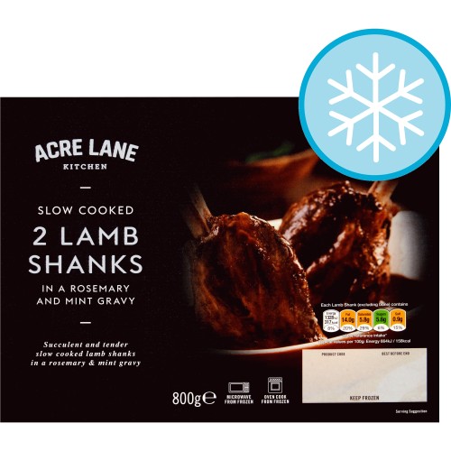 Tesco Lamb Shanks In Red Wine Gravy 2 x 780g Compare Prices