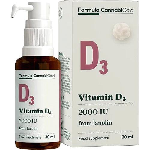 Formula Cannabigold Vitamin D3 From Lanolin (30ml) - Compare