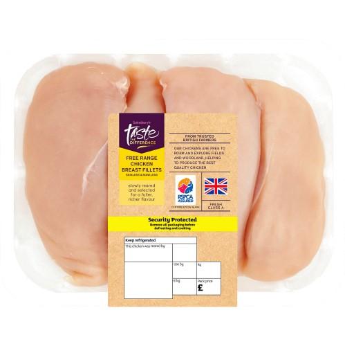 Sainsbury's Free Range Whole Fresh British Chicken, So Organic