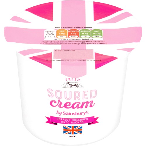 Sainsburys Soured Cream 300ml Compare Prices And Where To Buy Uk 