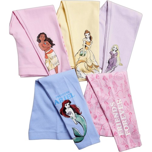 M&S Cotton Disney Princess Leggings 4-5 Years Multi (5) - Compare Prices &  Where To Buy 