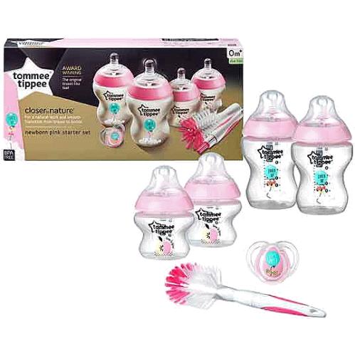 Tommee tippee newborn starter best sale set pink