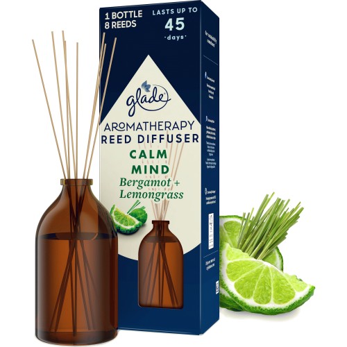 Glade Aromatherapy Reed Diffuser Calm Mind with Bergamot & Lemongrass  (17.4ml) - Compare Prices & Where To Buy 