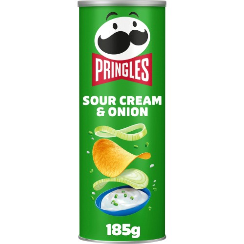Pringles Sour Cream & Onion Sharing Crisps 200g (185g) | £2.25 Best ...