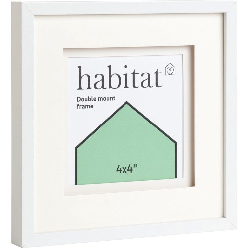 Habitat White Mount Frame Double 4x4 Compare Prices & Where To Buy