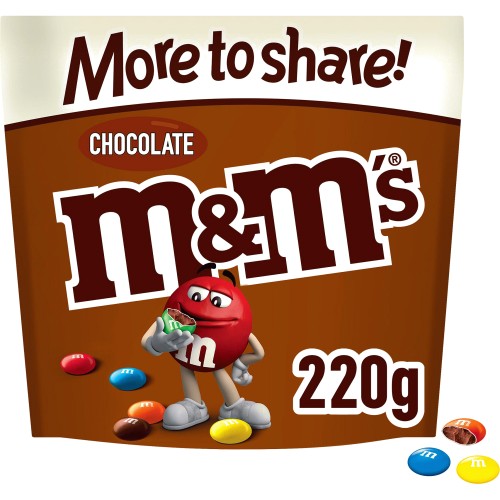M&M's Crispy Chocolate More to Share Pouch Bag 213g