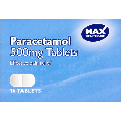 Max Healthcare Paracetamol Tablets (16 X 500mg) - Compare Prices ...