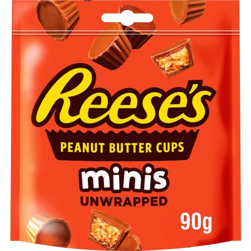 REESE'S Milk Chocolate Peanut Butter Family Size Candy Bar, 120g