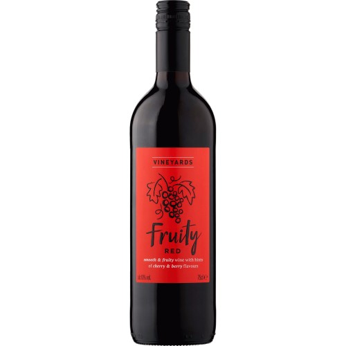 Fruity red deals wine