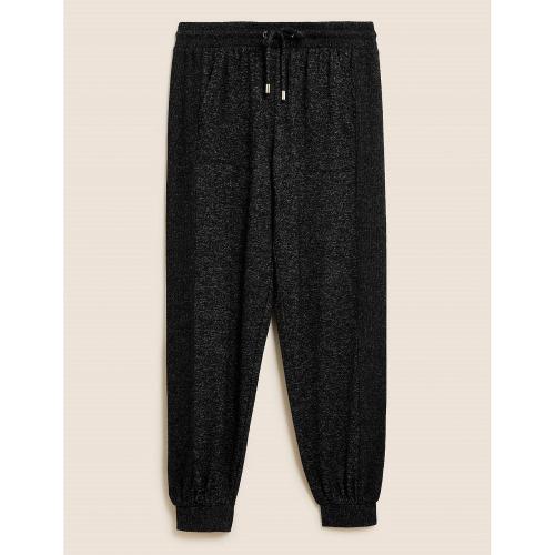 M S Women s Black Cosy Knit Lounge Cuff Jogger 8 Regular Compare Prices Where To Buy Trolley